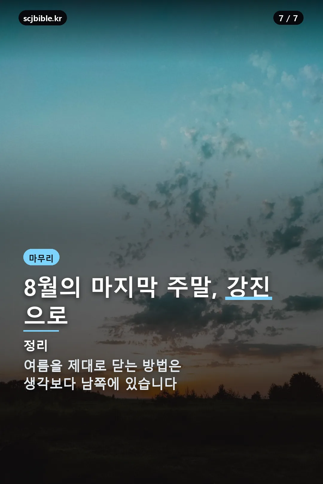강진 하맥축제 마무리