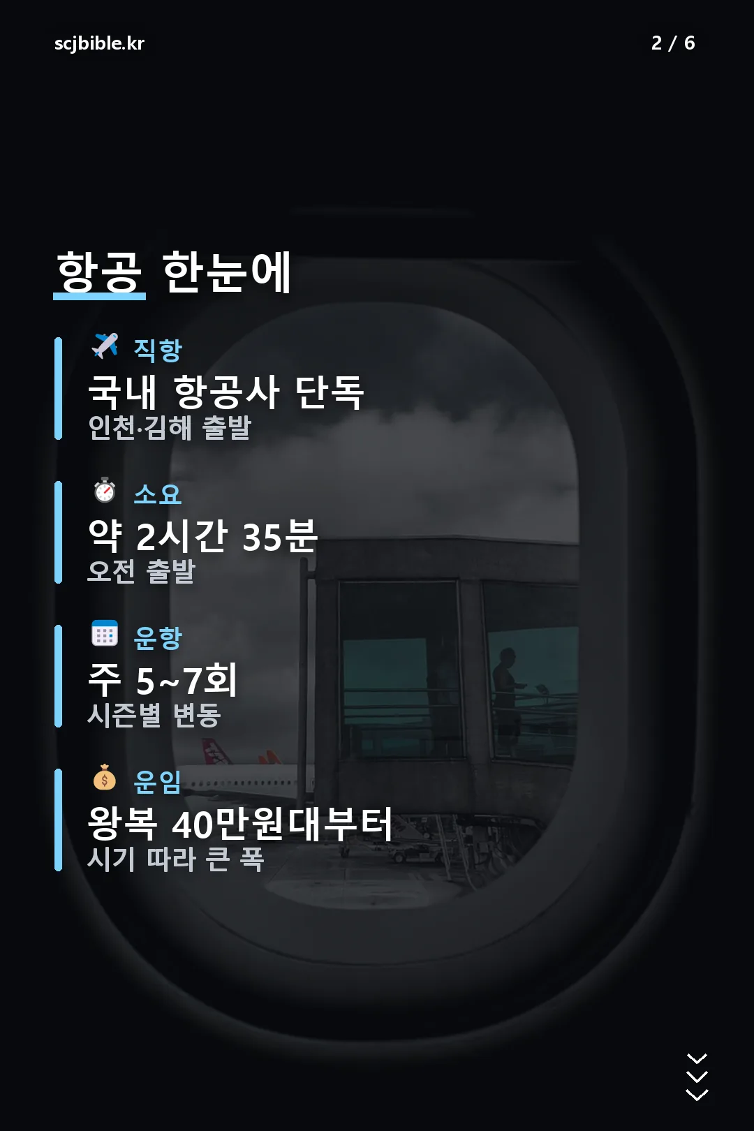 항공 정보 요약