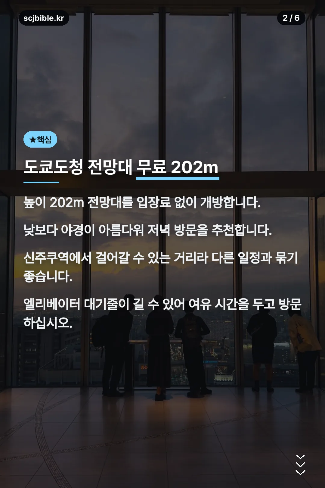 도쿄도청 전망대 소개